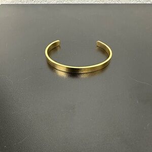 Gold Men's Cuff Bracelet